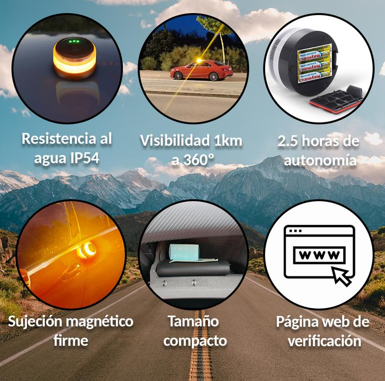 Black Friday：🔥Baliza V16 Homologada DGT 3.0